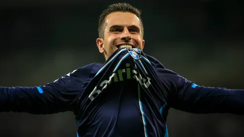 Marcelo Grohe volta a ser pauta no Grêmio. Foto: Thomas Santos/AGIF