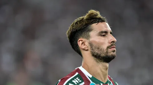 Martinelli jogador do Fluminense durante partida contra o Colo-Colo no Maracanã pelo campeonato Copa Libertadores 2024. 
