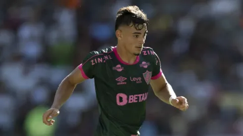 Felipe Andrade jogador do Fluminense durante partida contra o Madureira no estádio Maracanã pelo campeonato Carioca 2024. Foto: Jorge Rodrigues/AGIF
