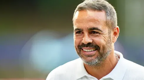 BRAGA, PORTUGAL – AUGUST 23:  Artur Jorge, Head Coach of SC Braga looks on prior to the UEFA Champions League Qualifying Play-Off First Leg match between SC Braga and Panathinaikos FC at Estadio Municipal de Braga on August 23, 2023 in Braga, Portugal. (Photo by Jose Manuel Alvarez/Quality Sport Images/Getty Images)
