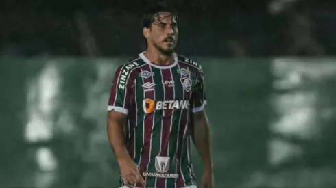 Gabriel Pires, na estreia com a camisa do Fluminense — Foto: Lucas Merçon/Fluminense
