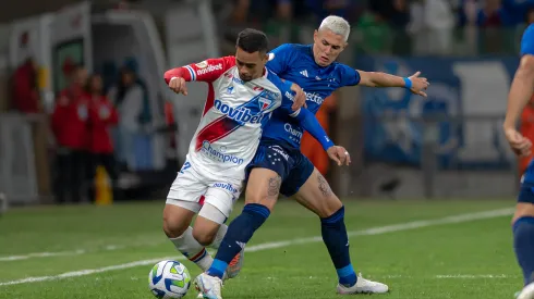 MG – BELO HORIZONTE – 21/06/2023 – BRASILEIRO A 2023, CRUZEIRO X FORTALEZA – Yago Pikachu jogador do Fortaleza durante partida contra o Cruzeiro no estadio Mineirao pelo campeonato BRASILEIRO A 2023. Foto: Alessandra Torres/AGIF
