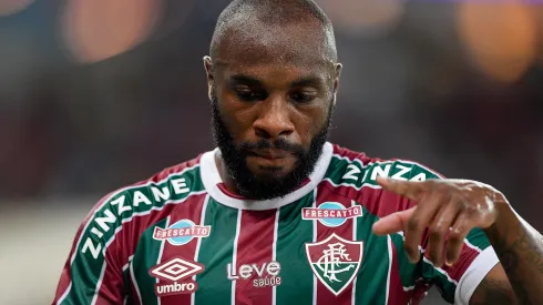 Manoel jogador do Fluminense durante partida contra o Flamengo no estadio Maracana pelo campeonato Copa do Brasil 2023. Defensor foi criticado na web.  Foto: Thiago Ribeiro/AGIF
