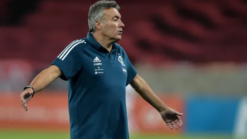 RJ – Rio de Janeiro – 15/10/2020 – BRASILEIRO A 2020, FLAMENGO X BRAGANTINO –  Domenec Torrent tecnico do Flamengo durante partida contra o Bragantino no estadio Maracana pelo campeonato Brasileiro A 2020. Foto: Thiago Ribeiro/AGIF
