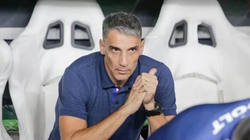 Vojvoda tecnico do Fortaleza durante partida contra o Altos no estadio Arena Castelao pelo campeonato Copa Do Nordeste 2024.  Lucas Emanuel/AGIF
