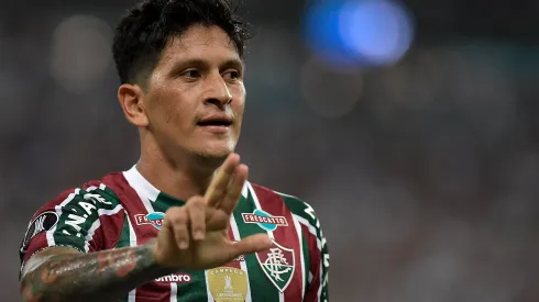 Cano durante confronto contra o Colo-Colo na atual edição da Libertadores.
