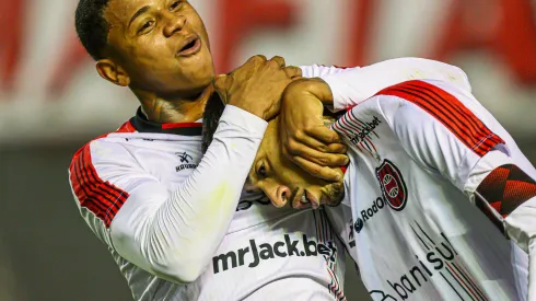 Guilherme Beléa, com a camisa do Brasil de Pelotas, na Série B de 2023. 
