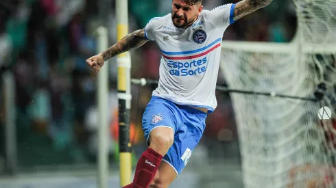 Everaldo marcou o gol da vitória do Bahia – Foto: Jhony Pinho/AGIF
