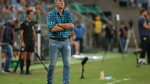 Renato Portaluppi tecnico do Gremio durante partida contra o Cuiaba no estadio Arena do Gremio pelo campeonato Brasileiro A 2024. Maxi Franzoi/AGIF
