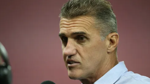 Vagner Mancini tecnico do Ceara durante a partida contra o Sport na Arena de Pernambuco, pela copa do nordeste 2024, nesta quarta-feira (10).  Marlon Costa/AGIF
