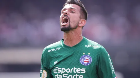 Marcos Felipe goleiro do Bahia durante partida contra o Sao Paulo no estadio Morumbi pelo campeonato Brasileiro A 2023. Ettore Chiereguini/AGIF
