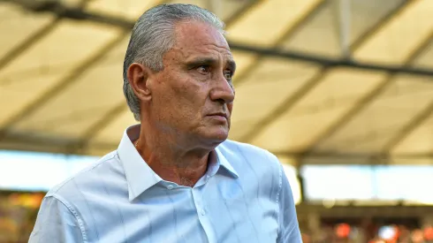 Tite tecnico do Flamengo durante partida contra o Nova Iguacu no estadio Maracana pelo campeonato Carioca 2024. Comandante mandou recado ao Sul. Foto: Thiago Ribeiro/AGIF
