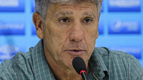 Renato Gaúcho técnico do Grêmio durante coletiva de imprensa apo partida contra o Operário no estádio Germano Kruger pelo campeonato Copa Do Brasil 2024.
