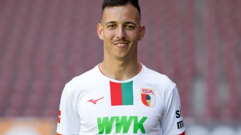 Iago durante apresentação no Augsburg em agosto de 2023.
