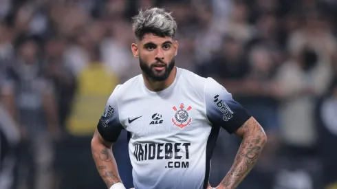  Yuri Alberto jogador do Corinthians durante partida contra o America-RN na Arena Corinthians pelo campeonato Copa Do Brasil 2024. 
