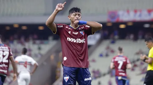 Kervin Andrade durante confronto contra o River-PI na Copa do Nordeste 2024.
