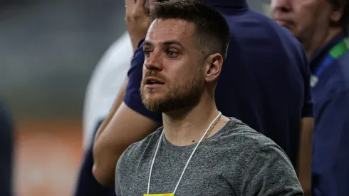 Ramiro jogador do Cruzeiro durante partida contra o Vasco no estadio Mineirao pelo campeonato Brasileiro A 2023. Meio-campista não está agradando os torcedores
