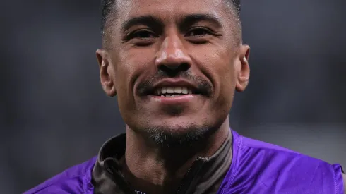 Paulinho ex-jogador do Corinthians durante partida contra o Racing-URU na Arena Corinthians pelo campeonato Copa Sul-Americana 2024. 
