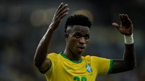 Vini Jr. jogador do Brasil durante partida contra o Chile no estadio Maracana pelo campeonato Eliminatorias Copa do Mundo 2022. Thiago Ribeiro/AGIF
