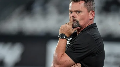 Fabio Matias durante confronto contra o Junior Barranquilla na Libertadores 2024.
