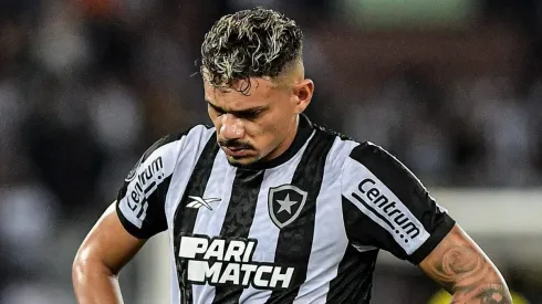 Tiquinho Soares jogador do Botafogo durante partida contra o Junior Barranquilla no estadio Engenhao pelo campeonato Copa Libertadores 2024.
