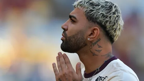 Gabriel Barbosa, jogador do Flamengo. 
