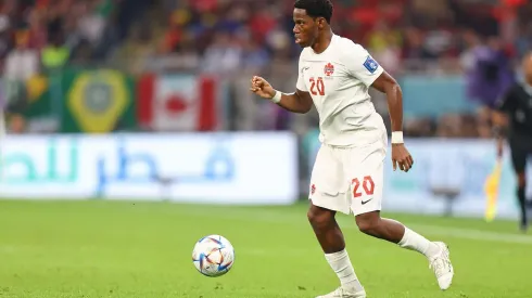 Jogador canadense em ação (Zuma Press / Alamy Stock Photo)