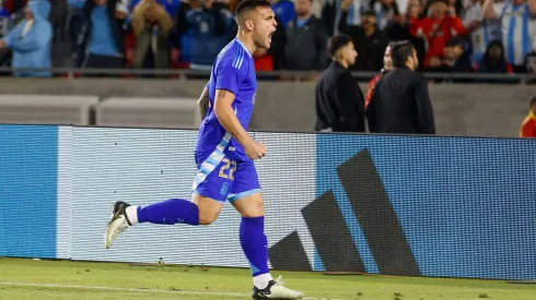 Comemoração de gol da Argentina (SOPA Images Limited / Alamy Stock Photo)