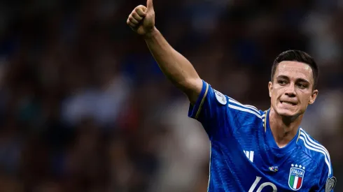 Raspadori em jogo pela Itália<br />
(Nicolò Campo / Alamy Stock Photo)