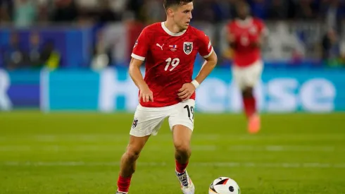 Time austríaco em campo pela Eurocopa (PRESSINPHOTO SPORTS AGENCY / Alamy Stock Photo)
