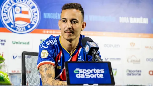 Apresentação do jogador Iago Borduchi na Arena Fonte Nova. Fotos: Letícia Martins/EC Bahia