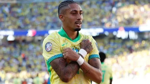 Raphinha já balançou as redes nesta Copa América - Foto: Rafael Ribeiro/CBF