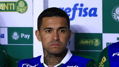 Dudu jogador do Palmeiras durante partida contra o Juventude no estádio Arena Allianz Parque pelo campeonato Brasileiro A 2024. Atacante pode ir para o Flamengo
