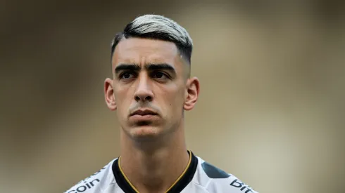 Puma Rodriguez jogador do Vasco durante partida contra o Palmeiras no estadio Maracana pelo campeonato BRASILEIRO A 2023. Uruguaio deve deixar o time
