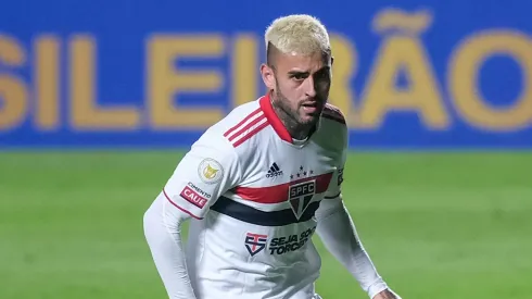 Liziero atuando no São Paulo em 2021
