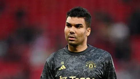 Casemiro atuando no Manchester United
