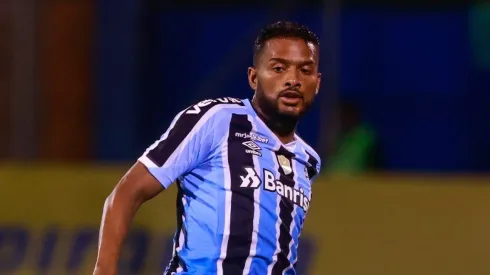 RS – Bento Goncalves – 01/02/2023 – GAUCHAO 2023, ESPORTIVO X GREMIO. Reinaldo, jogador do Gremio, em lance na partida contra o Esportivo disputada no Estadio Montanha dos Vinhedos, em Bento Goncalves, pelo Campeonato Gaucho 2022. Foto: Luiz Erbes/AGIF
