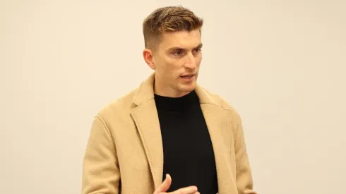 Martín Varini em seu primeiro dia no CAT Caju. Foto: José Tramontin/athletico