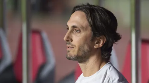  Luis Zubeldia técnico do São Paulo durante partida contra o Fluminense no estadio Morumbi pelo campeonato Brasileiro A 2024. Foto: Anderson Romao/AGIF
