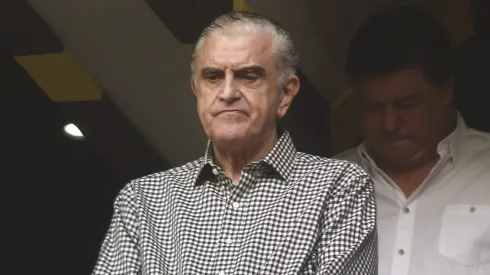 Mauro Celso Petraglia presidente do Athletico-PR durante partida contra o Flamengo na Arena da Baixada pelo campeonato Brasileiro A 2024. 
