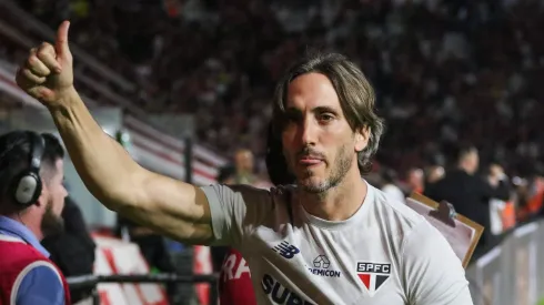 Luis Zubeldía, treinador do São Paulo. 
