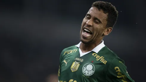 Marcos Rocha jogador do Palmeiras durante partida contra o Botafogo no estadio Engenhao pelo campeonato Brasileiro A 2024. Titular virou alvo dos torcedores
