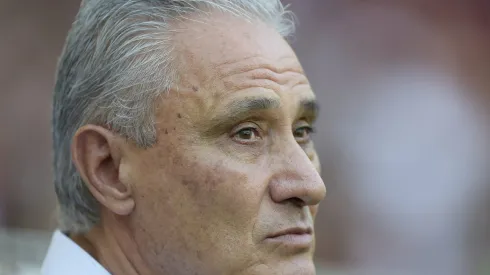 Tite técnico do Flamengo durante partida contra o Fluminense no estádio Maracana pelo campeonato Brasileiro A 2024. 
