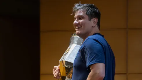 Antônio Brum concedeu coletiva de imprensa neste sábado - Foto: Liamara Polli/AGIF