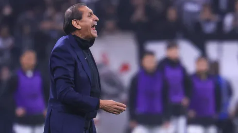 Ramon Diaz tecnico do Corinthians durante partida contra o Criciuma no estadio Arena Corinthians pelo campeonato Brasileiro A 2024
