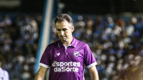 Leo Conde tecnico do Ceara durante partida contra o Paysandu no estadio Curuzu pelo campeonato Brasileiro B 2024
