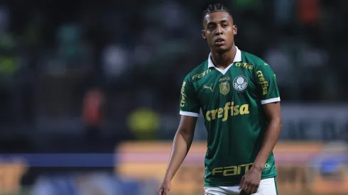 Vanderlan jogador do Palmeiras durante partida contra o Atletico-GO no estadio Arena Allianz Parque pelo campeonato Brasileiro A 2024. Foto: Ettore Chiereguini/AGIF
