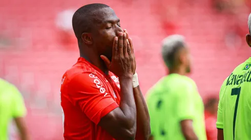 Enner Valencia jogador do Internacional lamenta durante partida contra o Ypiranga no estadio Beira-Rio pelo campeonato Gaucho 2024.
