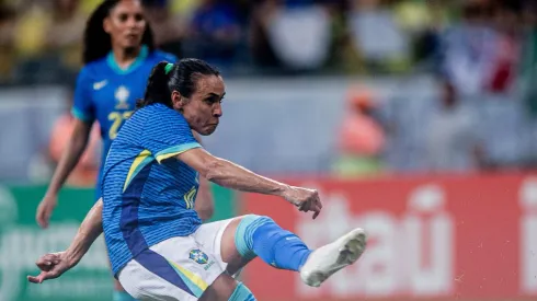 Marta, jogadora da Seleção. 
