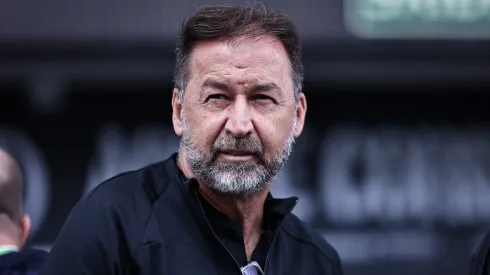 Presidente Augusto Melo no estadio Arena Corinthians antes da partida entre Corinthians e Cruzeiro pelo campeonato Copa Sao Paulo 2024
